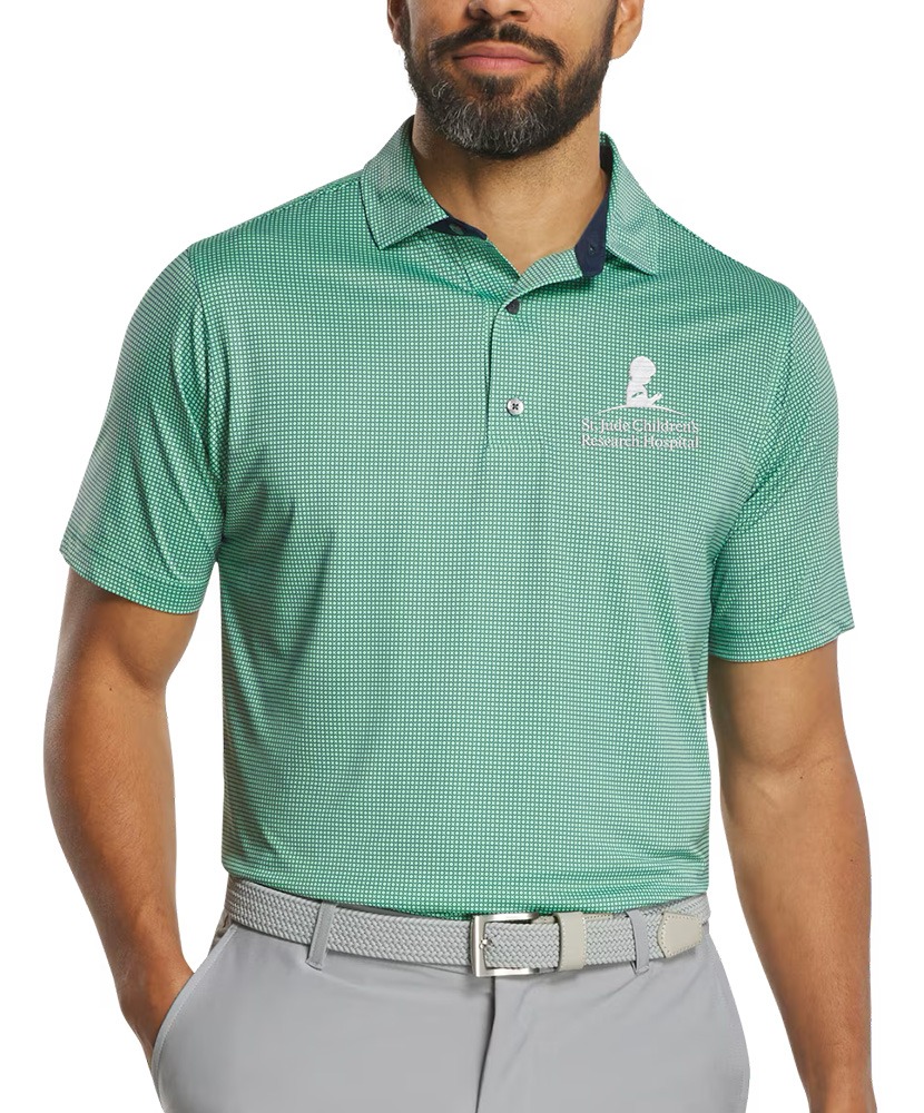 Primary image St. Jude FootJoy Circle Foulard Lisle Polo - Seafoam
